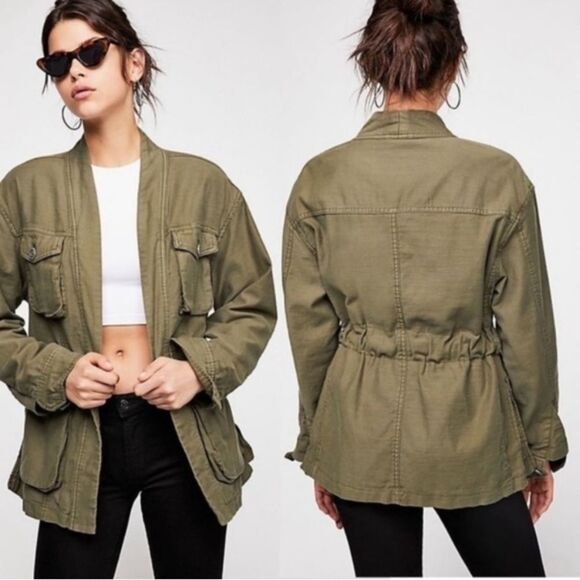 Free People Women's In Our Nature Jacket Army Green size small (runs big) 😍 - Picture 1 of 10